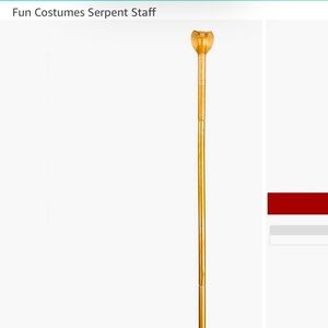 Golden snake staff - jafar Disney Aladdin